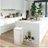 Lovely Home Eko Caixote Contentor Do Lixo com Sensor Smart Morandi 30 L Branco