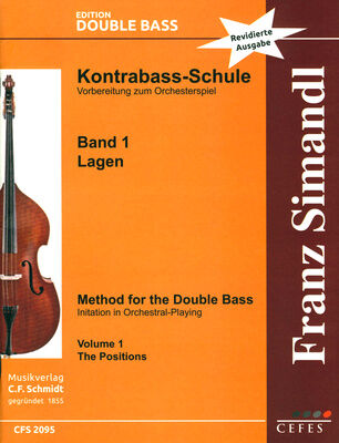 C.F. Schmidt Musikverlag Simandl Method Double Bass 1