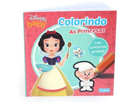 Disney Livro Colorindo Disney Baby Princesas de Vários Autores (Ano de Edição - 2020)