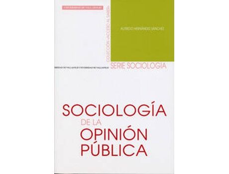 Livro Sociología De La Opinión Pública de Alfredo Hernandez Sanchez (Espanhol)