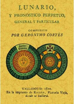 Livro Lunario Y Pronostico Perpetuo de Geronimo Cortes (Espanhol)