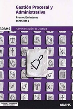 Centro De Estudios Adams Livro Gestión Procesal Y Administrativa Promoción Interna de Vários Autores (Espanhol)