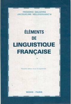 Livro Elements de linguistique française