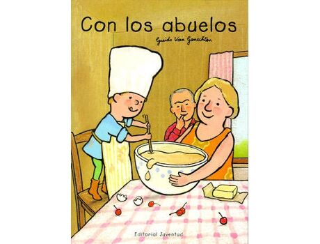 Juventud Livro Con Los Abuelos de Guido Van Genechten (Espanhol)