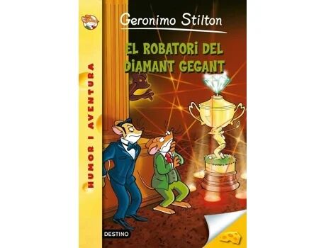 Livro 53- El Robatori Del Diamant Gegant de Geronimo Stilton (Catalão)