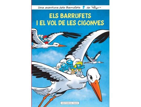 Base Livro Els Barrufets I El Vol De Les Cigonyes de Thierry Culliford (Catalão)