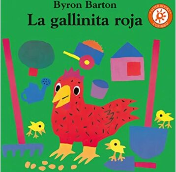 Corimbo Editorial S.L. Livro La Gallinita Roja de Byron Barton (Espanhol)