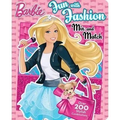 Activity Books Barbie Fun with Fashion Mix and Match