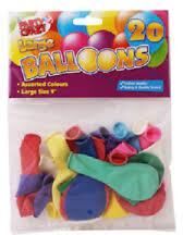 Accesorii Birotică 20 9'' LARGE ROUND BALLOONS