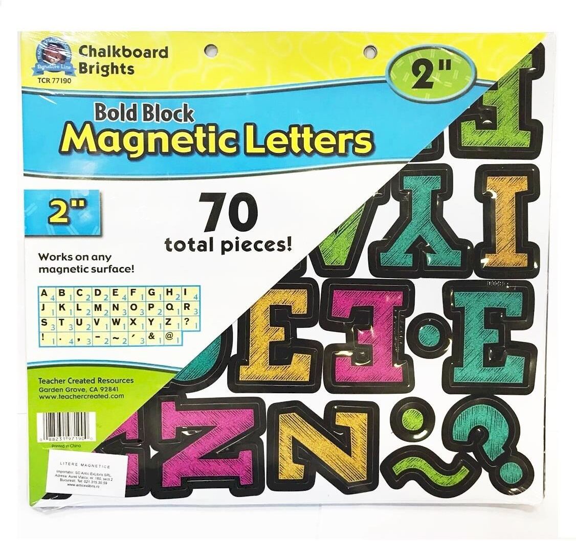 Oferte Speciale Bold block Magnetic Letters