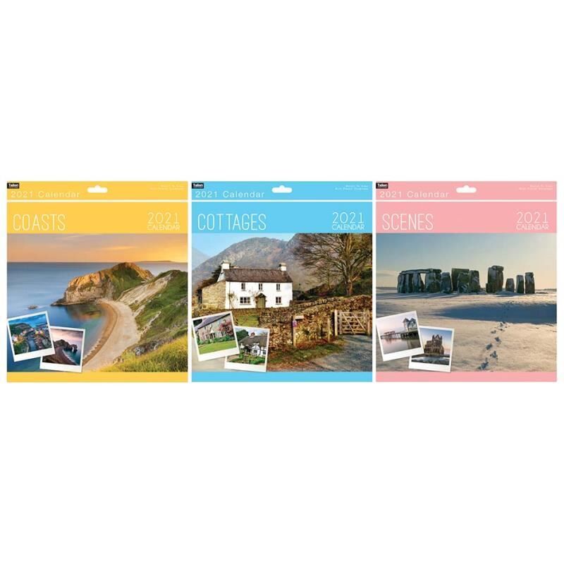 Calendare 2021 Midi Calendar - Coasts / Cottages / Scenes