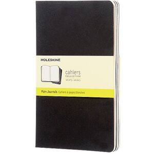 Anteckningsbok Moleskine Cahier Large Linjerat Svart