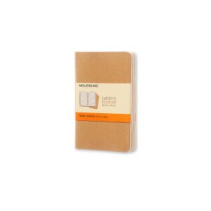 ​​​​​​​​​​​​​​Anteckningsbok   Linjerat   Moleskine Pocket   Soft Cover   kraftfärgat   3st