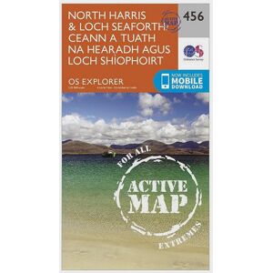 Ordnance Survey Explorer Active 284 North Harris & Loch Seaforth Map With Digital Version - Orange, Orange One Size