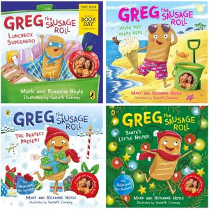 Greg the Sausage Roll Collection 4 Books Set By Mark Hoyle & Roxanne Hoyle - Age 3-9 - Paperback/Hardback Puffin