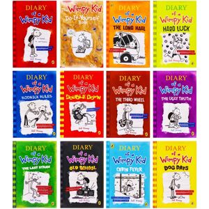 Diary of a Wimpy Kid by Jeff Kinney 12 Books Collection Box Set - Ages 7-12 - Paperback Penguin