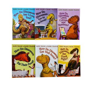 How Do Dinosaurs Learn By Jane Yolen 6 Books Collection Set - Age 0-5 - Paperback HarperCollins Publishers
