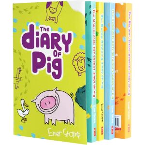 The Diary Of Pig Collection 4 Books Set By Emer Stamp - Ages 8-11 - Paperback Scholastic