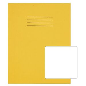 Rhino Exercise Book Plain 80 Pages 9x7 Yellow (Pack of 100) VC48990