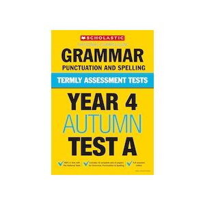 Termly Assessment Tests: Year 4 Grammar, Punctuation and Spelling Test A x 10