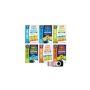 National Curriculum Times Tables Classroom Pack (6 books + USB)