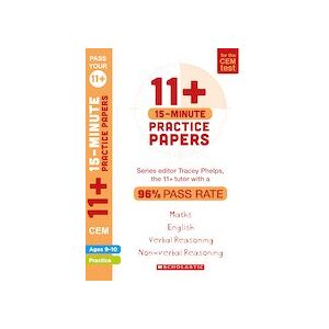 Pass Your 11+: 11+ 15-Minute Practice Papers for the CEM Test Ages 9-10