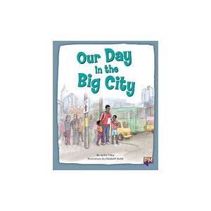 PM Turquoise: Our Day in the Big City (PM Storybooks) Level 17