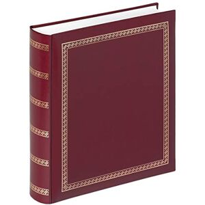 walther Design Photo Album Red 26 x 25 cm Imitation Leather with Embossing, The Chic thick MX-103-R