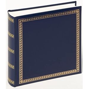 walther Design Photo Album Blue 26 x 25 cm Imitation Leather with Embossing, The Chic Thickness MX-103-L