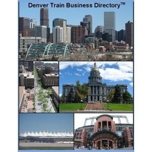 Denver Light Rail Train Business Directory Travel Guide - Lines A, B, C, D, E (2017)