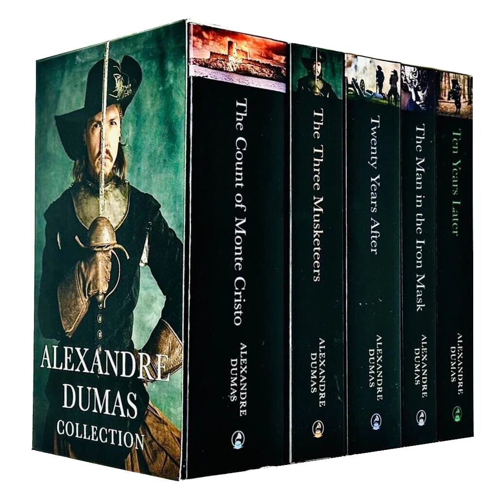 Alexandre Dumas 5 Books Collection Box Set - Fiction - Paperback Classic Editions