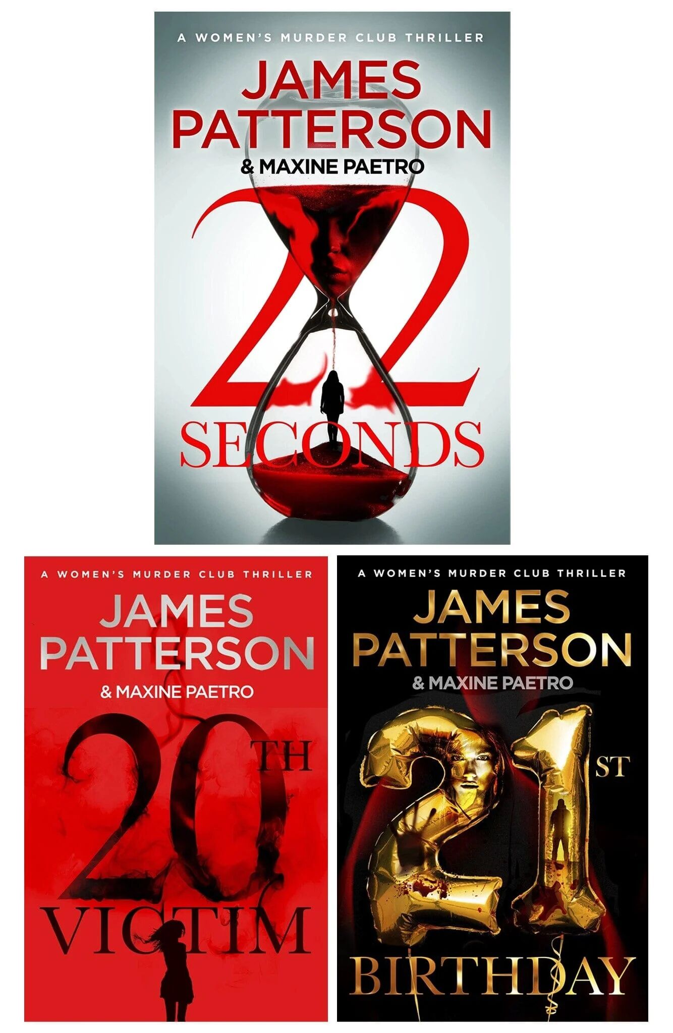 Women's Murder Club Series by James Patterson 3 Books Collection Set (20, 21 & 22) - Fiction - Paperback Penguin