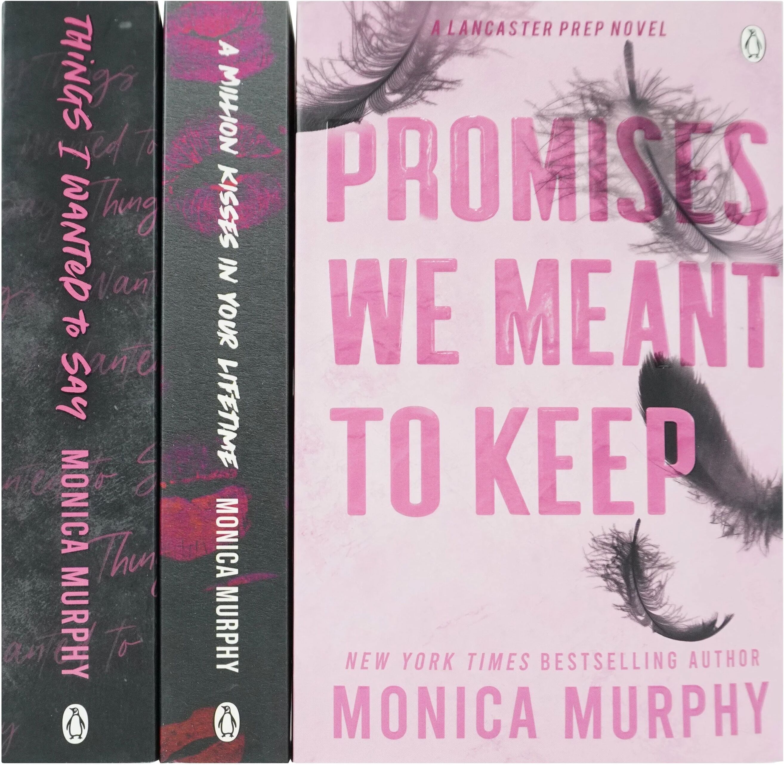 Lancaster Prep Series by Monica Murphy 3 Books Collection Set - Fiction - Paperback Penguin