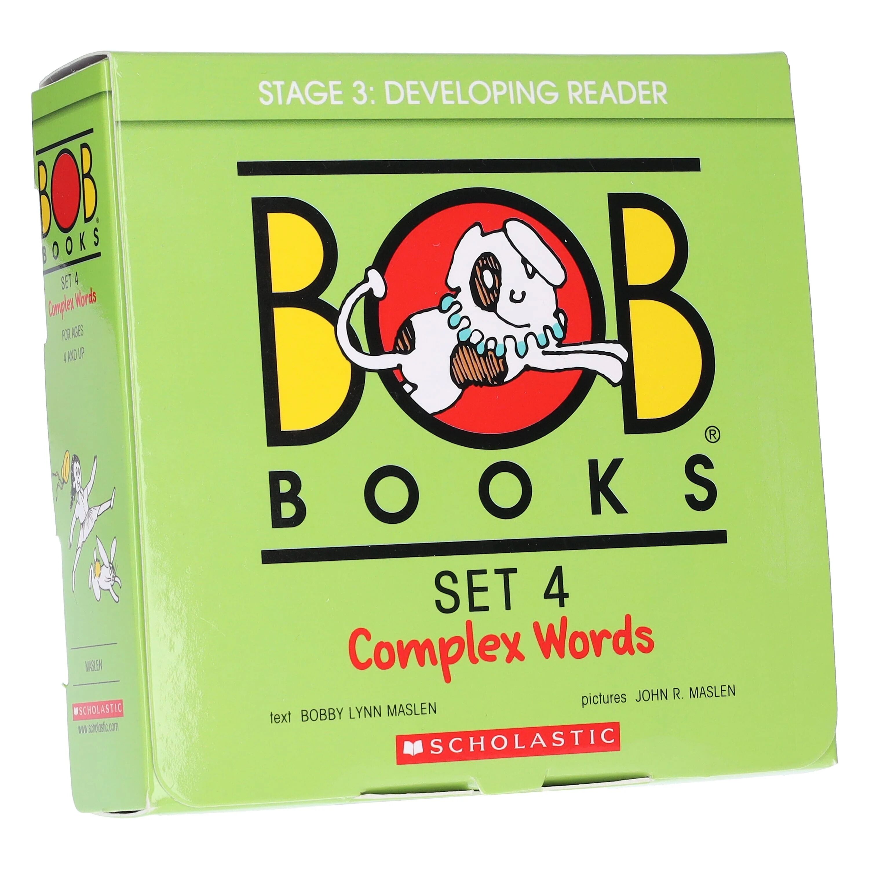 Bob Books Set 4: Complex Words (Stage 3: Developing Reader) 8 Books Collection Set - Ages 4+ - Paperback Scholastic