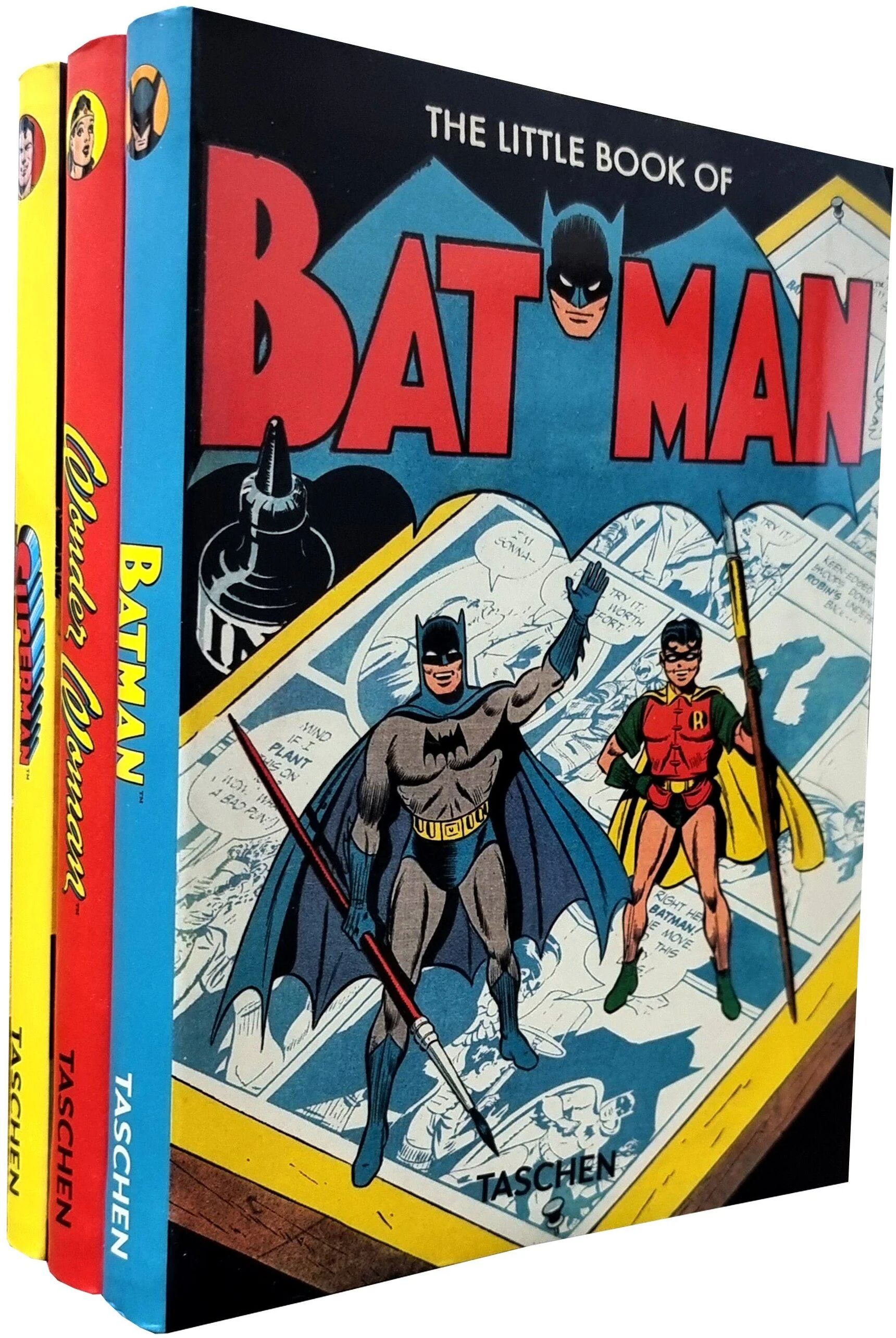 Little Book Of Batman, Superman, Wonder Woman 3 Books Set By Taschen - Fiction - Paperback Stone Arch Books