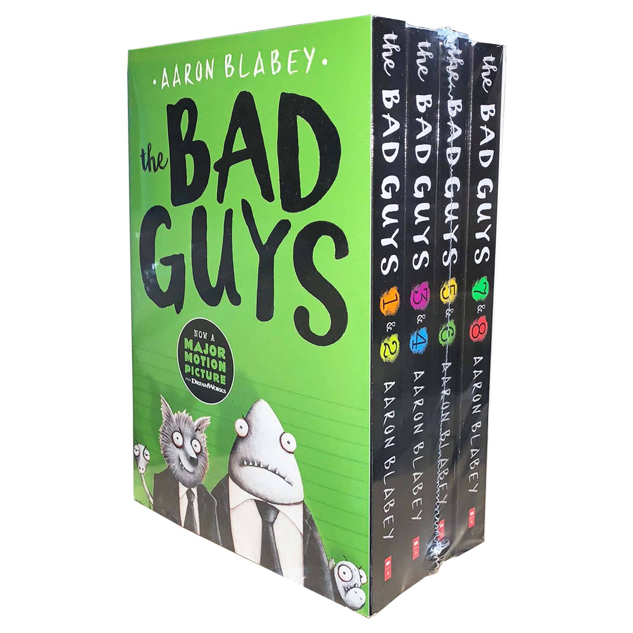 The Bad Guys Episodes by Aaron Blabey: 1-8 Collection 4 Books Set - Ages 7-9 - Paperback Scholastic