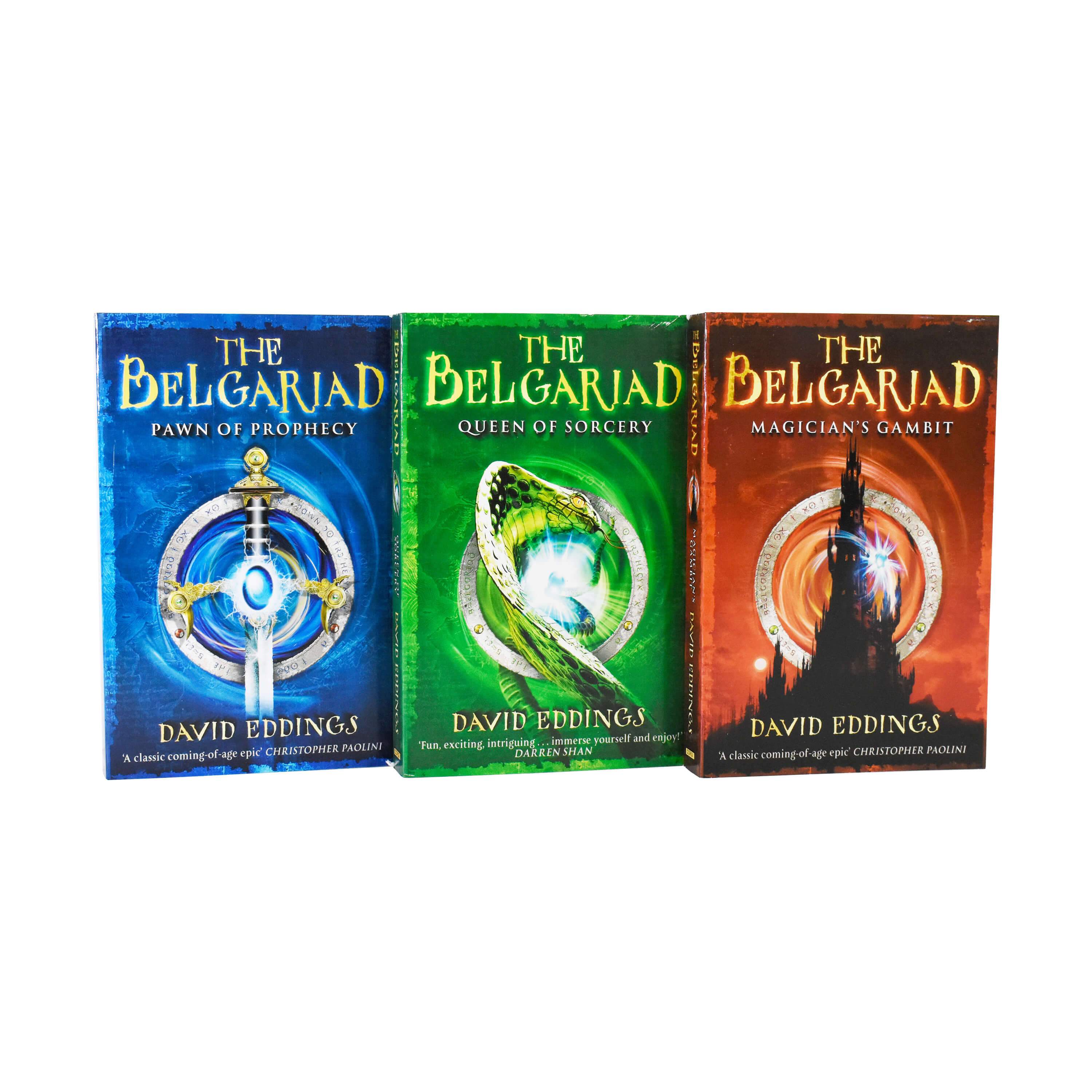 The Belgariad 3 Books Collection Set by David Eddings - Papeback - Young Adult Corgi Books