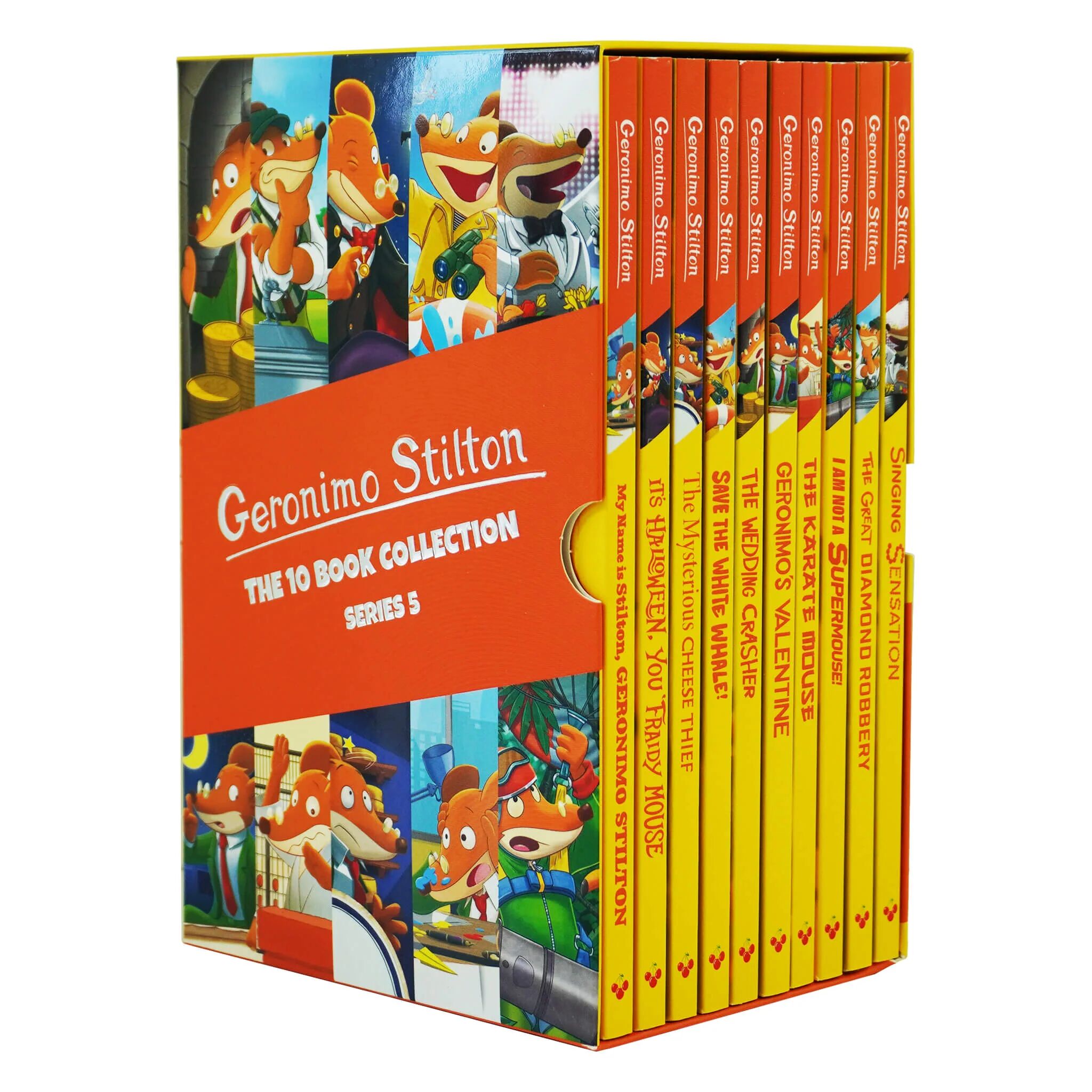 Geronimo Stilton The 10 Book Collection (Series 5) Box Set - Ages 5-7 - Paperback Sweet Cherry Publishing