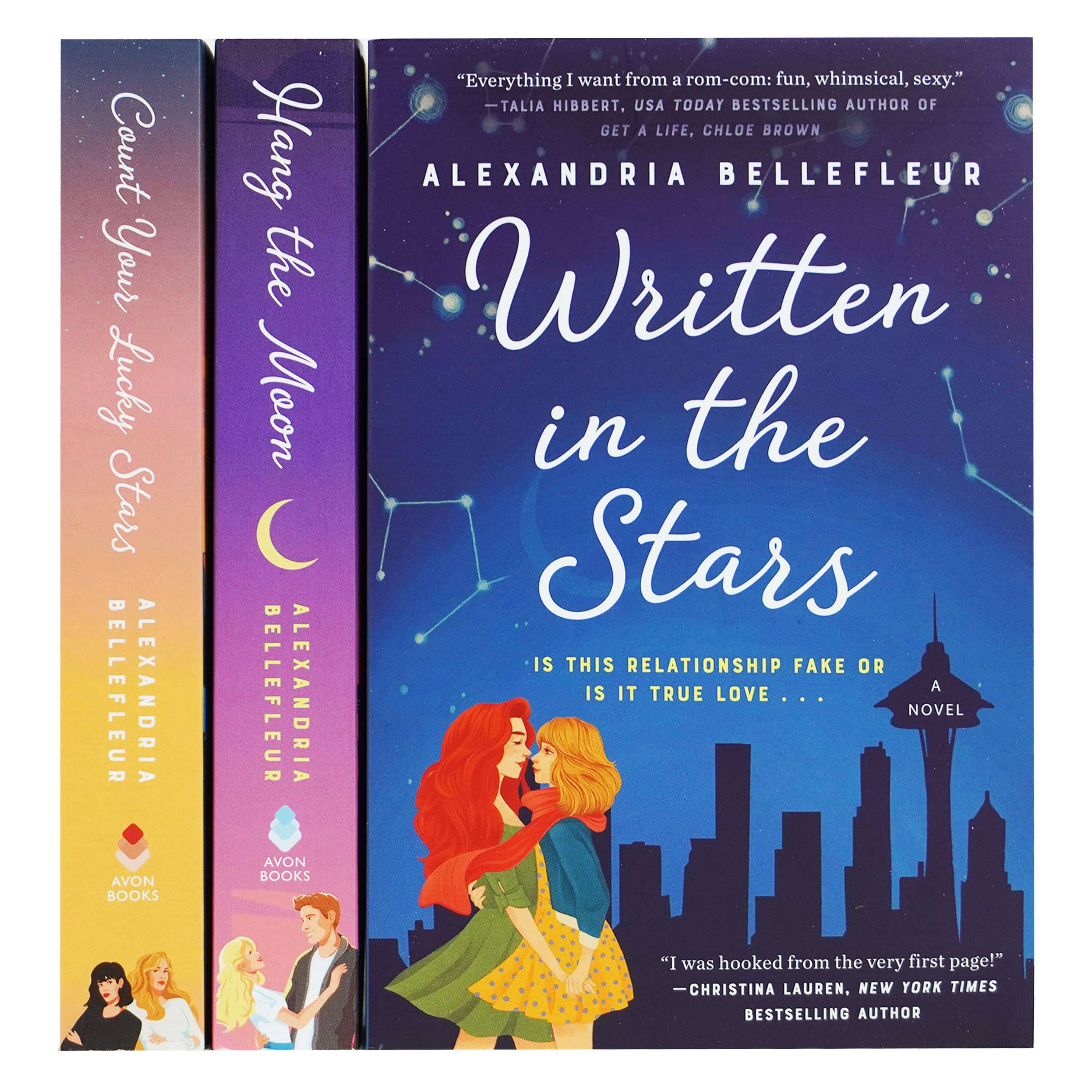 Written in the Stars Book Series by Alexandria Bellefleur 3 Books Collection Set - Fiction - Paperback Avon