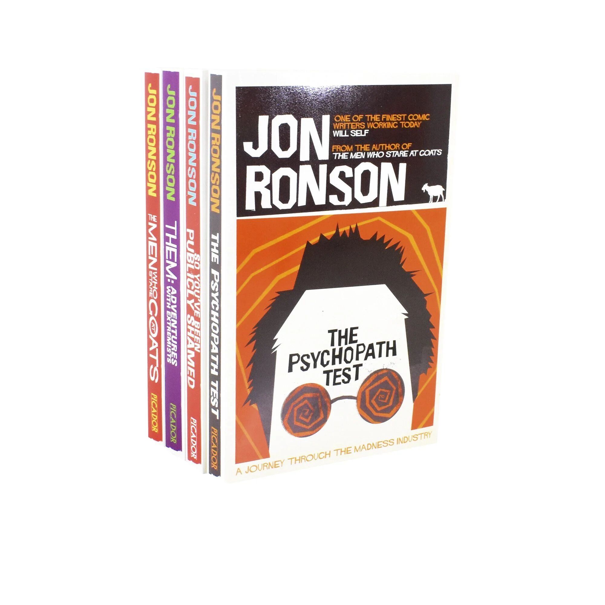 Jon Ronson 4 Books Collection Set - Non-Fiction - Paperback Pan Macmillan