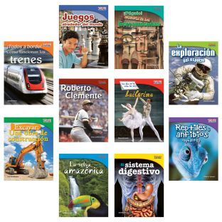 TIME FOR KIDS Informational Text Grade 3 Spanish Set 2 10 Book Set by Really Good Stuff LLC
