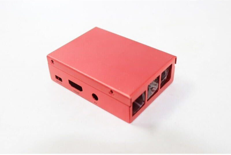 tiendatec CAJA ALUMINIO ULTRAFINO DE COLORES PARA RASPBERRY PI