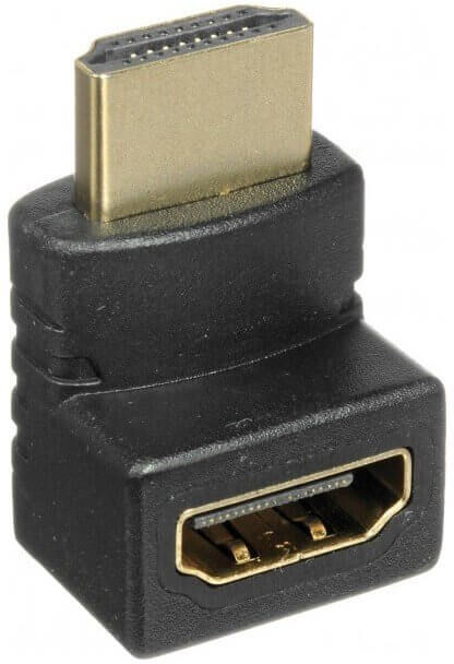 tiendatec ADAPTADOR HDMI MACHO/HEMBRA CODO/ANGULO/270º