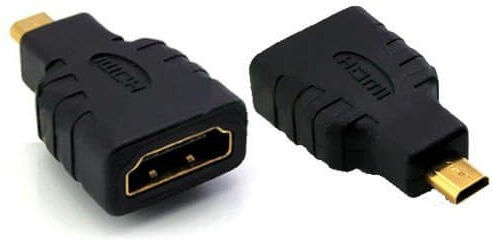 tiendatec CONVERSOR MICRO HDMI (TIPO D) A HDMI M/H - RASPBERRY PI 4