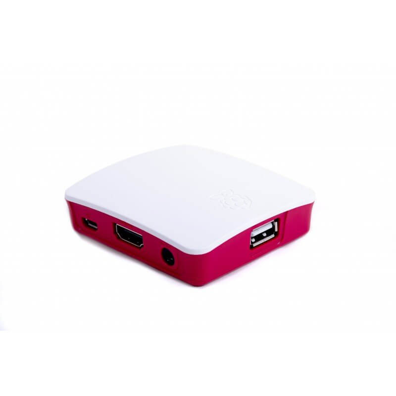 Raspberry Pi CAJA OFICIAL RASPBERRY PI 3 A+ ROJO/BLANCO