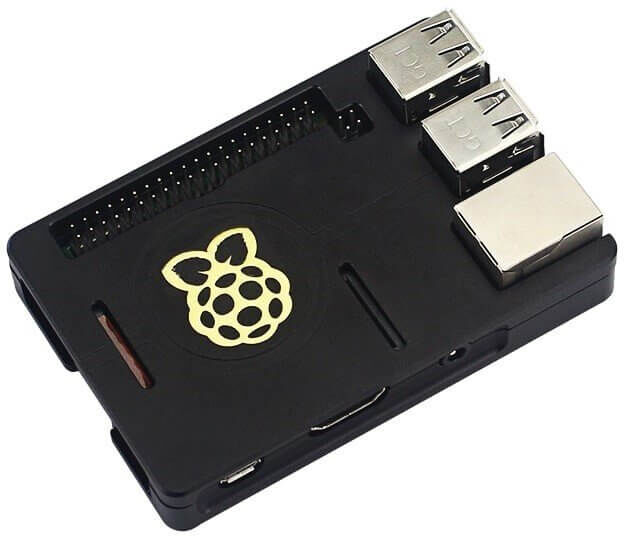 tiendatec CAJA ALUMINIO MAXIMA DISIPACION PARA RASPBERRY PI 3 B+