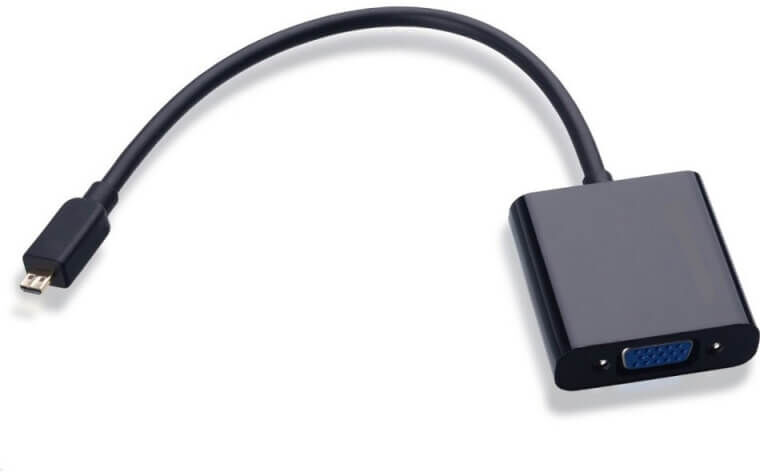 tiendatec CONVERSOR ACTIVO MICRO HDMI (TIPO D) A VGA