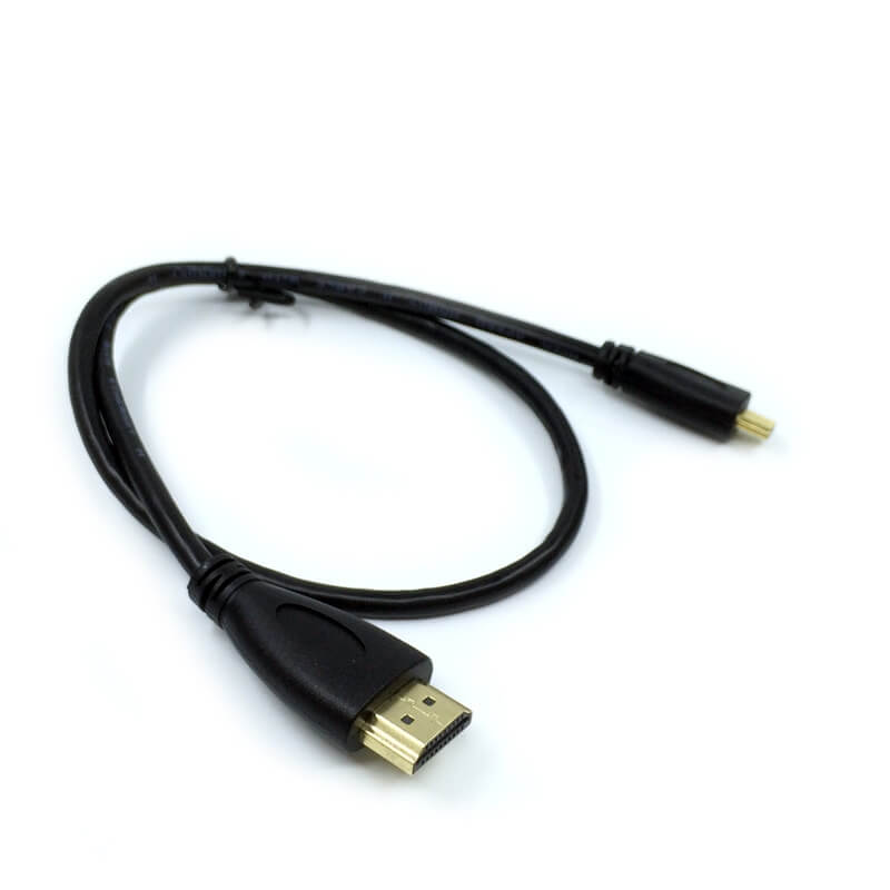tiendatec CABLE HDMI A MICRO HDMI (TIPO D) 50CM. M/M NEGRO