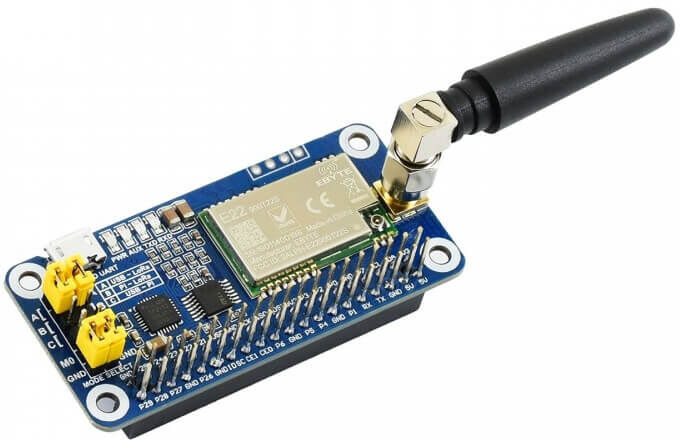 WAVESHARE SX1262 LORA HAT 868MHZ PARA RASPBERRY PI