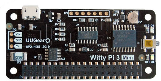 UUGEAR WITTY PI 3 MINI: RTC Y GESTION DE ENERGIA PARA RASPBERRY PI